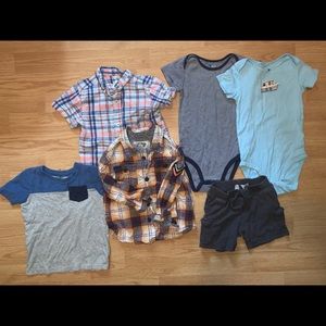 Baby boy clothes lot bundle